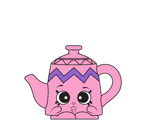 Shopkins 8028 Potty Teapot a Rare Shopkin