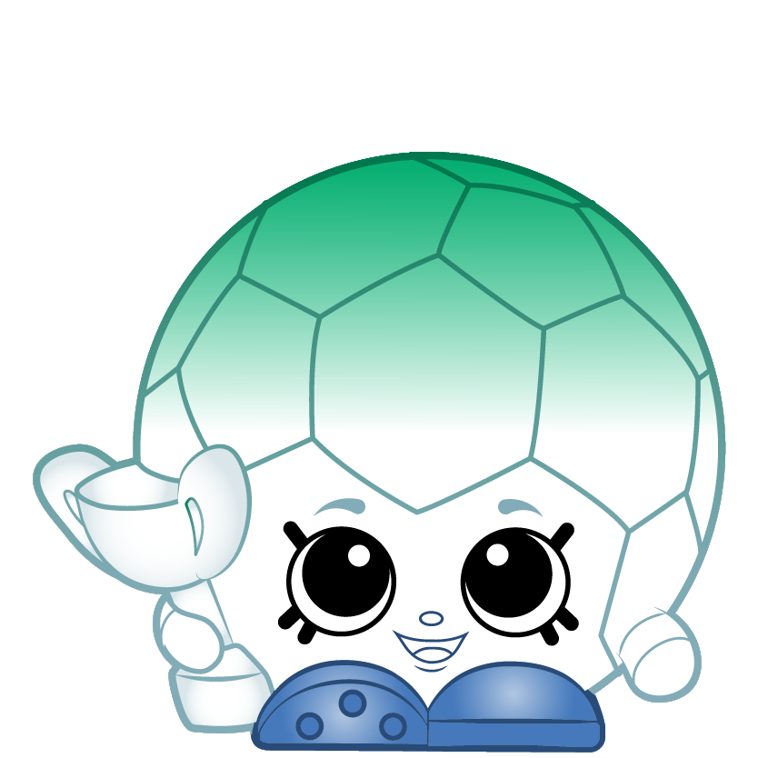 Shopkins 8218 Silvio Soccer Ball a Rare Shopkin