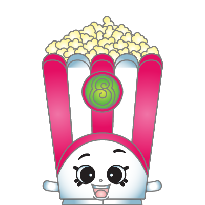 Shopkins #2-053 - Poppy Corn - a Common Shopkin